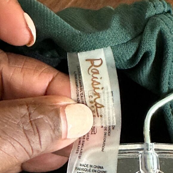 Raisins Curve Green One Pc Swimsuit 16W - Picture 9 of 10